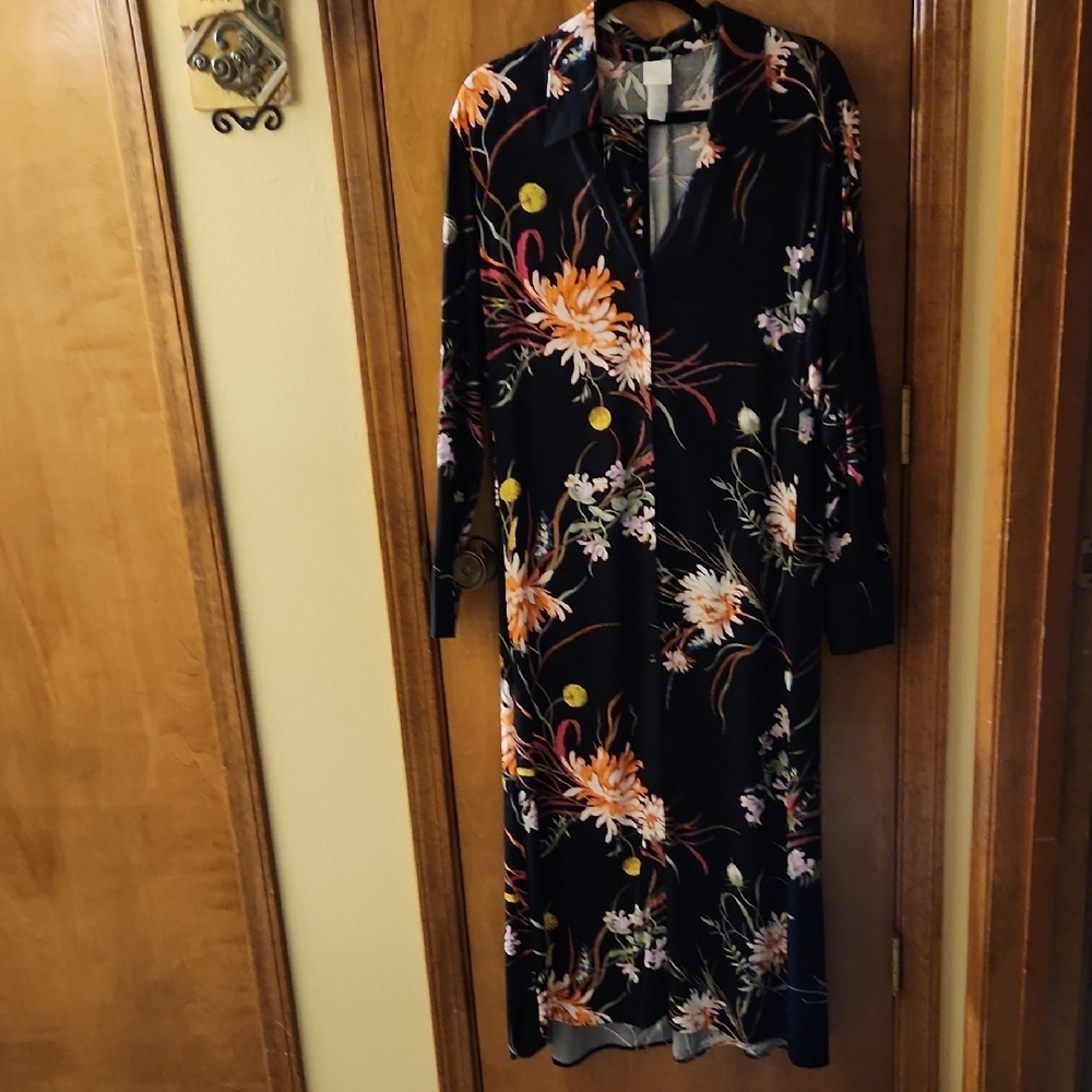 Floral Black Maxi Dress